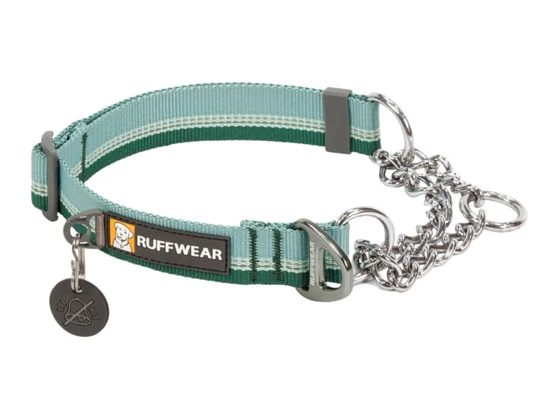 Chain Reaction Collar en River Rock Green
