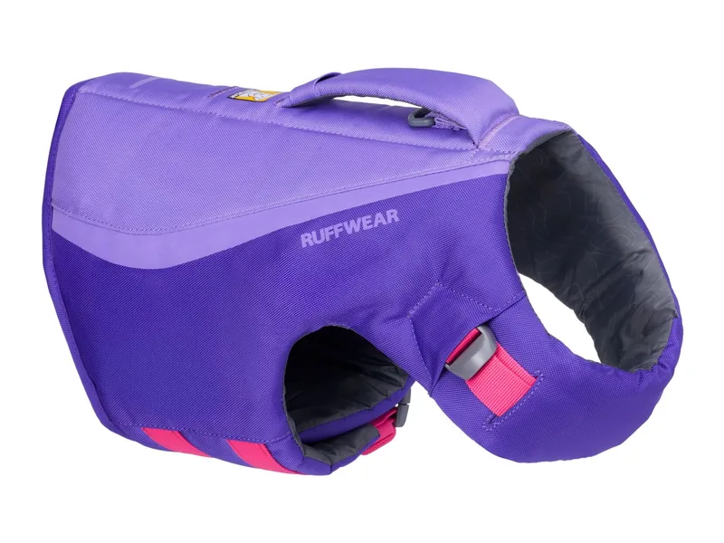 Float Coat Dog Life Jacket en Purple Lily